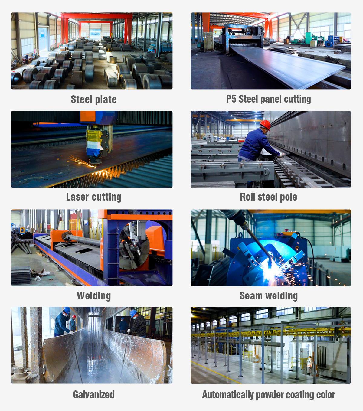 light pole manufacturing process